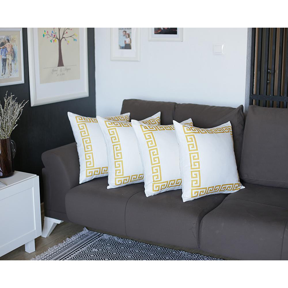 Square Throw Pillow Cover (Set of 4) Apolena 