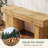 47" Solid Wood Bench, Farmhouse Entryway Bench-485741995