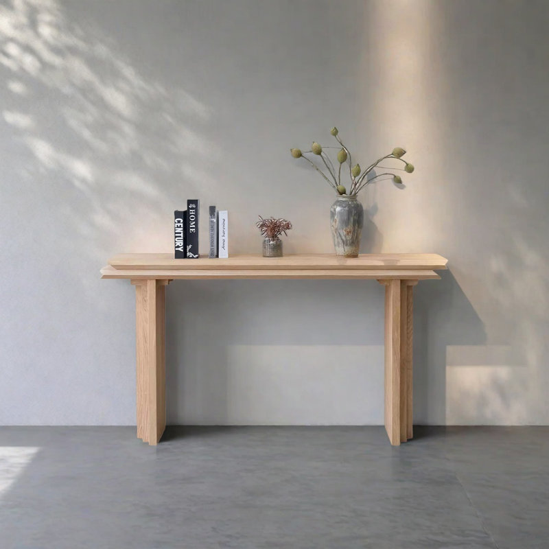 Console Retro Minimalist Art, H 33,46 po x l 62,99 po x P 13,78 po