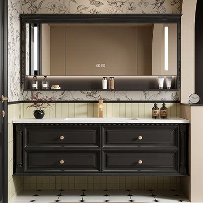 Retro simple American-style bathroom cabinet