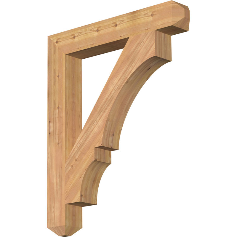 H 5,5 l, Smooth Western Red Cedar, 6" W x 38" D x 46" H