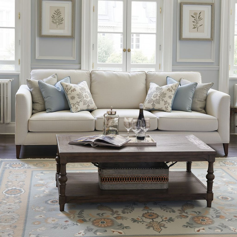 Table basse Middleton vintage sans assemblage, parfaite pour les espaces de vie modernes et traditionnels.
