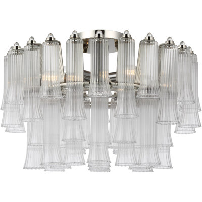 Julie Neill Lorelei 18" Semi-Flush Mount