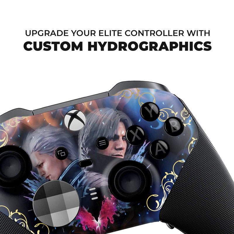 DreamController Deviil May Cry 5 X-Box Elite contrôleur série 2 édition limitée personnalisée Elite Series 2 contrôleur pour X-Box One / Series X / S. avec la technologie avancée de peinture HydroDip (pas seulement une peau)