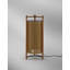 Kando - P/111 Outdoor Floor Lamp - Teakwood -  Nautical Cord - Sand Shade