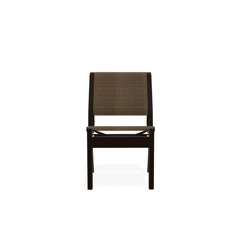 Leeward Outdoor Dining Chair, Kona, Bark