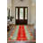 Susan Green Red Oriental Machine Printed Cotton Polyester Area Rug-2123948912