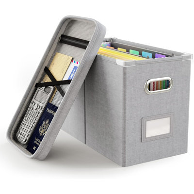 File Organizer Box With Lid