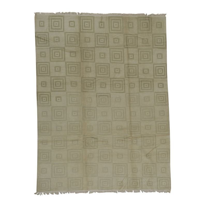 Tapis brun de haute qualité noué à la main