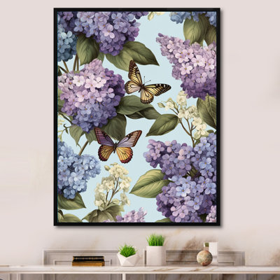 «Lilac mauve», impression sur toile encadrée