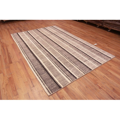 Nazmiyal Collection Modern Room Size Striped Contemporary Area Rug