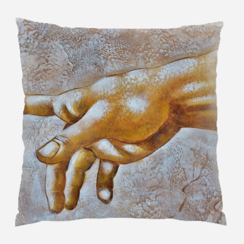 Housse et insert de coussin carré Crosstown, Microsuède, Intérieur