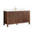 Shenzhen 60" Single Bath Vanity with White Grain Composite Stone Top-114525463