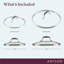 Anolon Advanced Home Glass Lid Set, 10 Inch And 12 Inch, 2-Piece-102038418