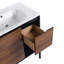 Meuble-lavabo autoportant de 30 po avec lavabo en gel