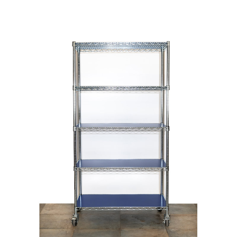 Doublure de tablette en PVC, H 0,125 po x l 23 po x P 13,25 po, Bleu