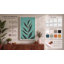 Stem in Seafoam Botanical - Wrapped Canvas-1383324449-1383324438