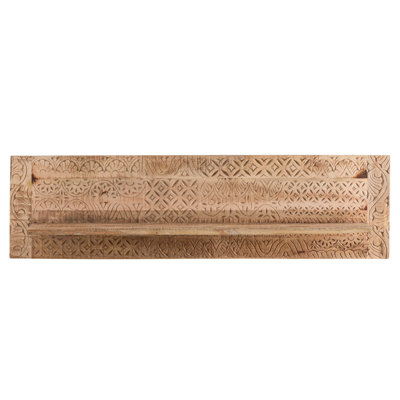 Caridee Mango Solid Wood Floating Shelf