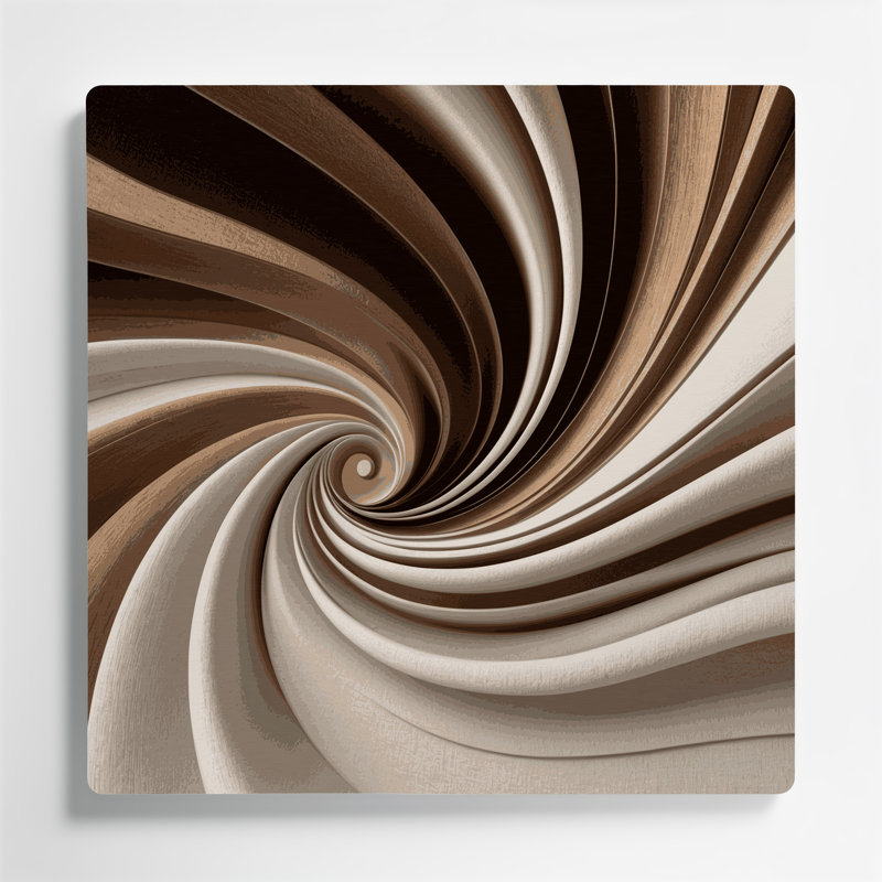 Gradient Abstract 60, art mural gris en métal, H 16 po x l 16 po