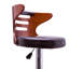 Norwell Swivel Upholstered Adjustable Height Counter Stool with Metal Frame