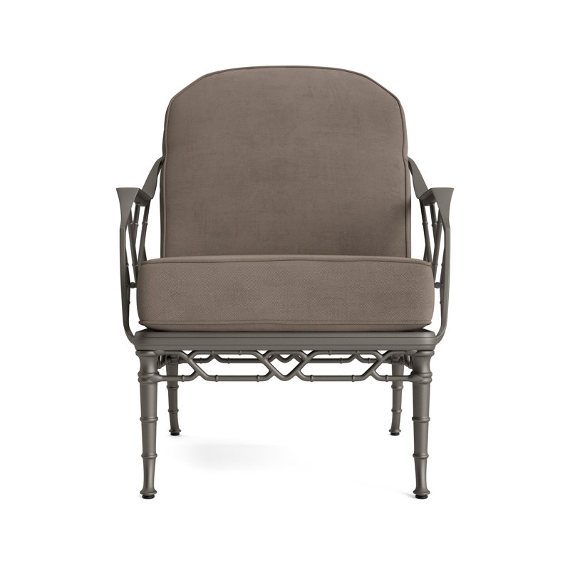 Calcutta Outdoor Lounge Chair, Mica, Fusion Charcoal