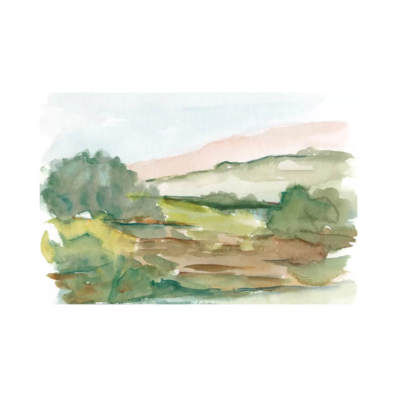 Impressionist Watercolor IV by Ethan Harper - Wrapped Canvas Print, 20.32 cm H x 30.48 cm W
