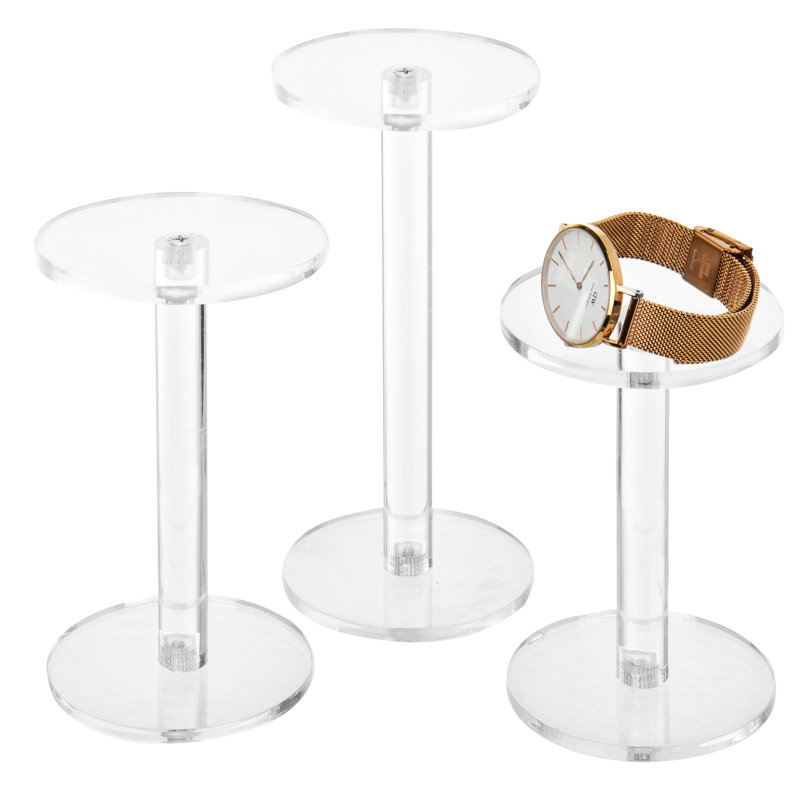 Présentoir à bijoux 3 pièces, Transparent