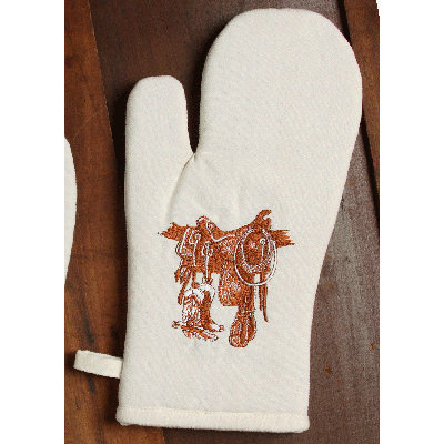 West Creation Western Cotton Oven Mitt Set