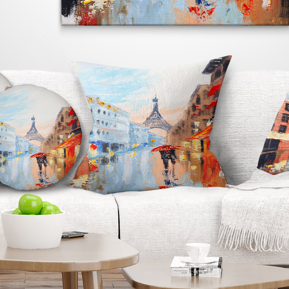 WHEREable Art Dieu Est L'Amour Linen Euro Pillow main image 0