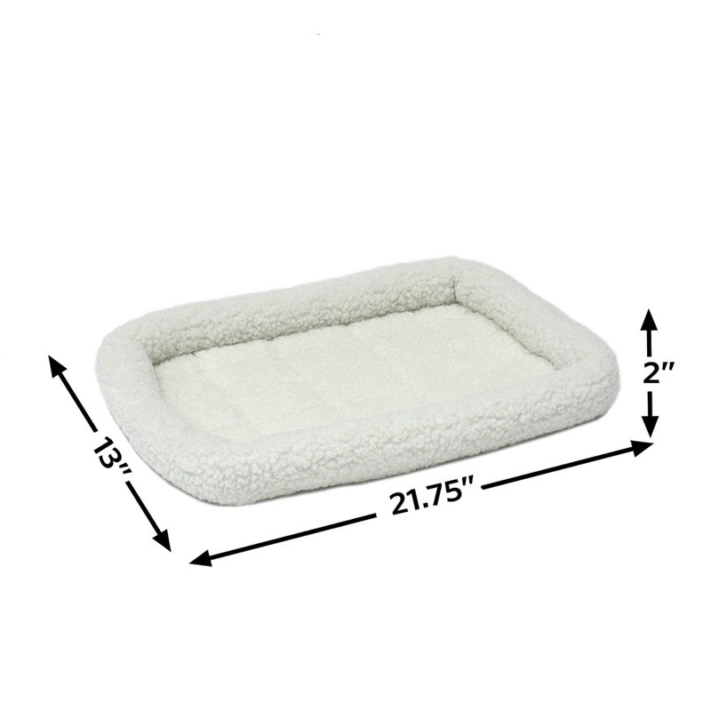 Lit en molleton MidWest Homes for Pet Quiet Time, Très petit (l 22 po x P 12 po x H 3 po)
