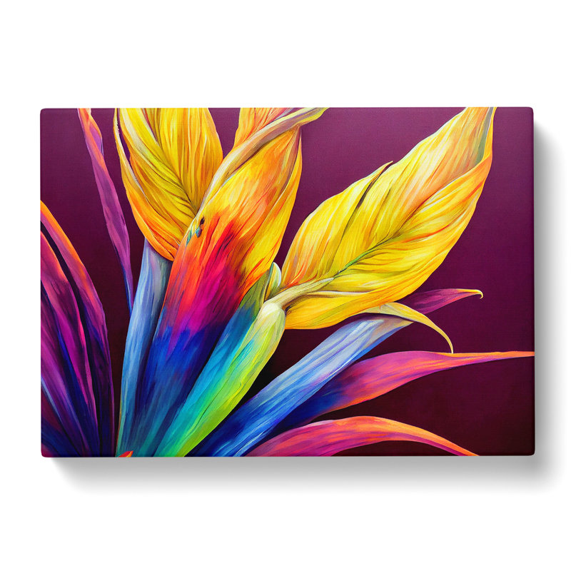 Royal Bird Of Paradise - Wrapped Canvas, 35cm H x 50cm W x 3cm D