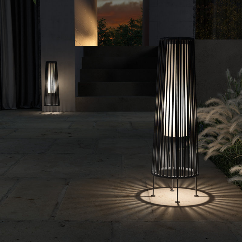 GORDES Floor Solar Light, Gray