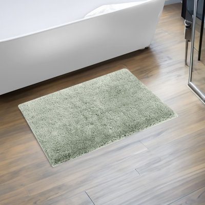 Tapis pour salle de bain 100% polyester 2100 GSM, envers antidérapant TPR de 21 po x 34 po de Better Trends Haven Collection