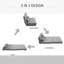 Fauteuil convertible HOMcom-793690712-793690717