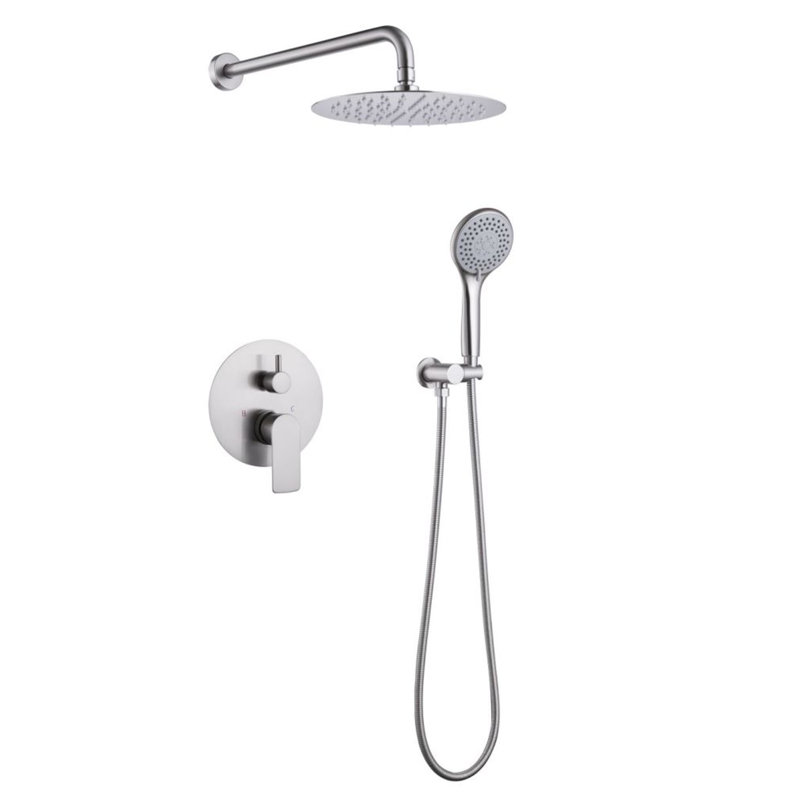 Complete Shower System, Brushed Nickel