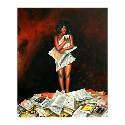 Life Of Girl | Acrylic On Canvas | By Dipa Talukder