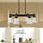 Commer 6 - Light Dark Bronze Kitchen Island Pendant