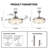 42'' Tarquinia 4 - Blade LED Ceiling Fan with Remote Control, Bluetooth and Speaker