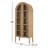 Enos Curio Cabinet New Elm, Light MCE002