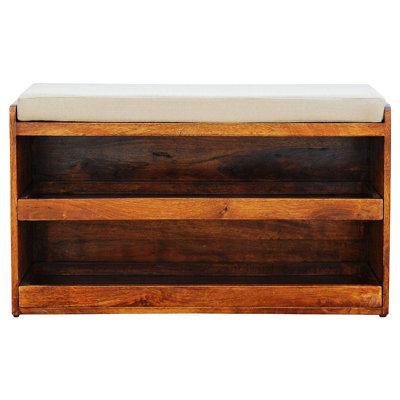 Jelisava Linen Upholstered Storage Bench