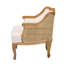 Fauteuil d'appoint à assise basse Traditional French Beige