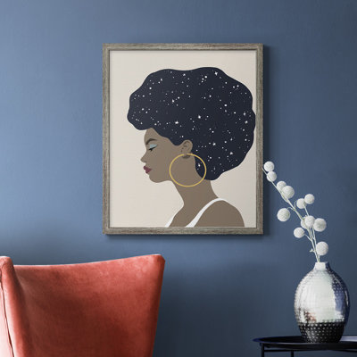 Toile encadrée de qualité supérieure «Heavenly Hair I» - prête à être accrochée