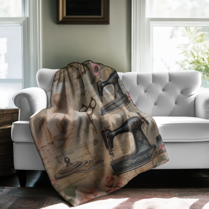 Throw Blanket, 80" L x 60" W