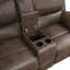 Ensemble de canapé moelleux 2 pièces avec canapé inclinable et causeuse en microfibre-365021921