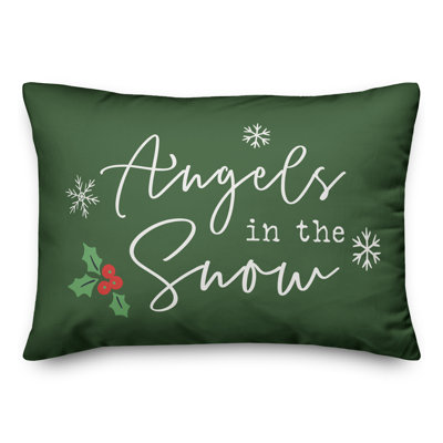 Coussin rectangulaire Angels in the Snow