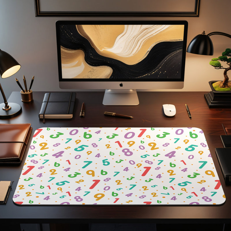 Polyester Desk Pad, 23.6x13.8