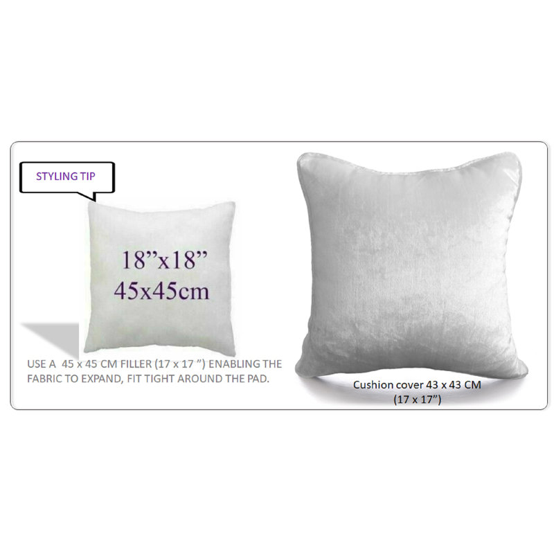 Solihull Square Cushion Cover, White