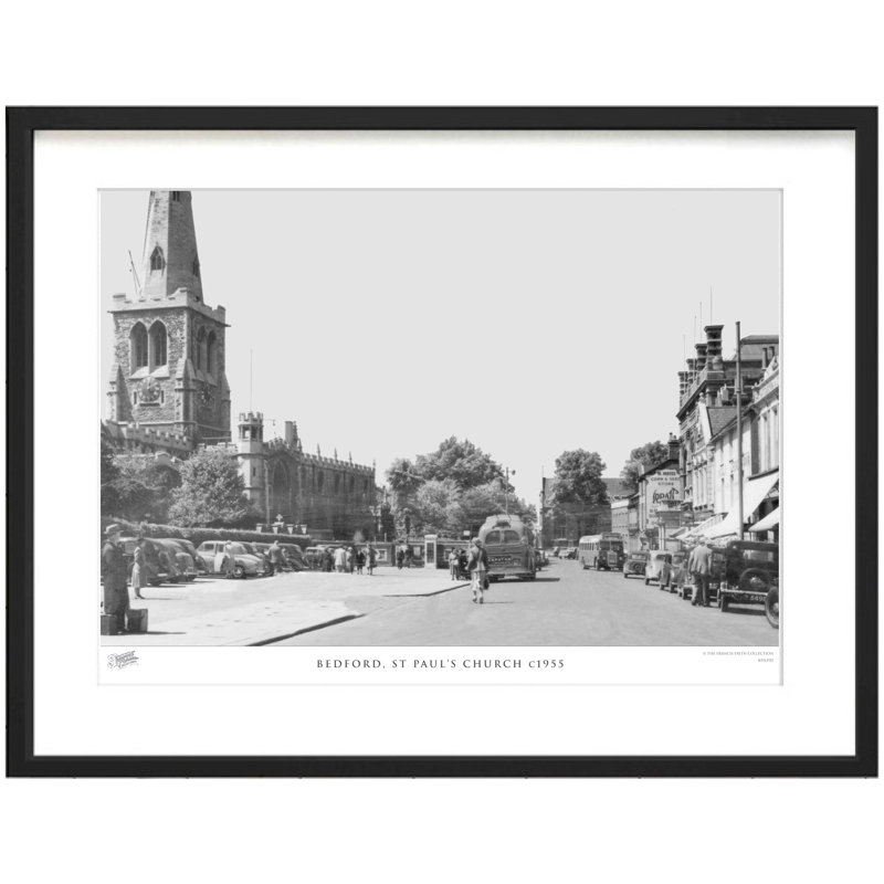 Bedford, St Paul - Single Picture Frame Print, 60cm H X 80cm W x 2cm D