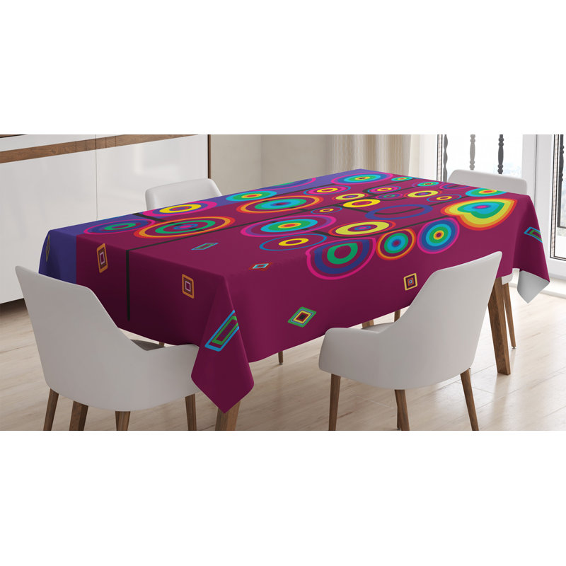 Trippy Tablecloth, 70" L x 52" W