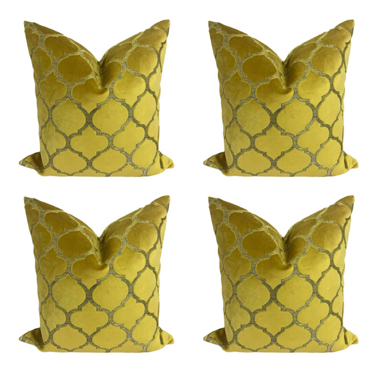 Housse de coussin en velours